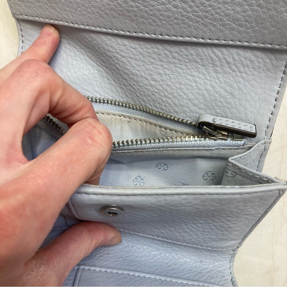 Tory Burch light blue leather wallet - Picture 15 of 16